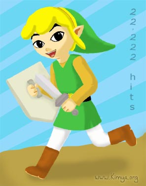 Wind Waker Link's old sketches