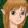 Irina, un dibujo coloreado para un juego de RPG dedicado a Triforce MUCK. :)