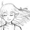 Irina, enjoying the soft breeze of Hyrule